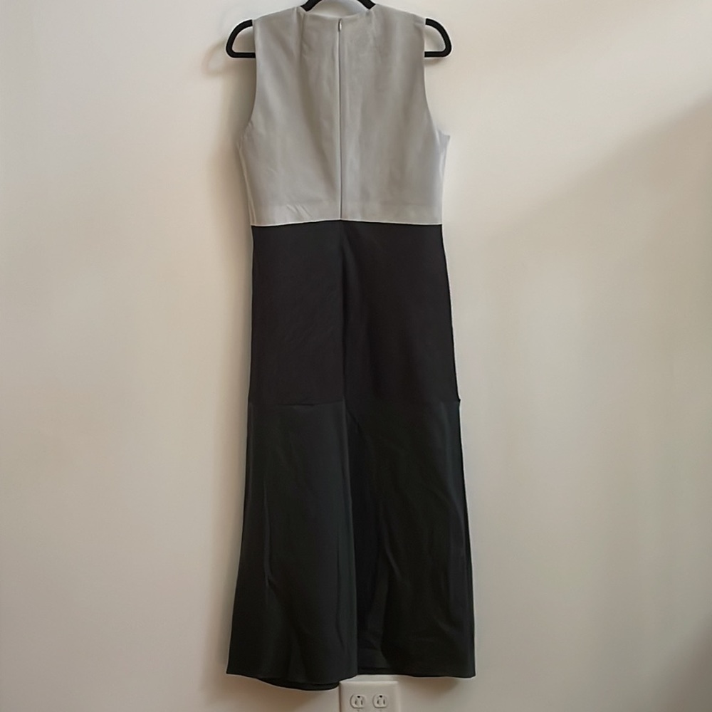 Theory Colorblock Pattern Long/Maxi Sleeveless Dr… - image 2